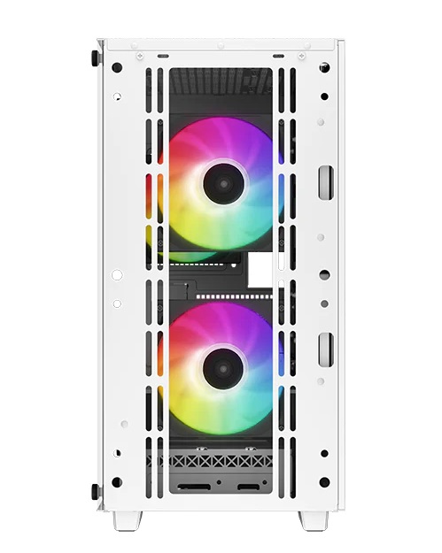 Caixa Micro-ATX Deepcool CC360 Vidro Temperado A-RGB Led Branca 4